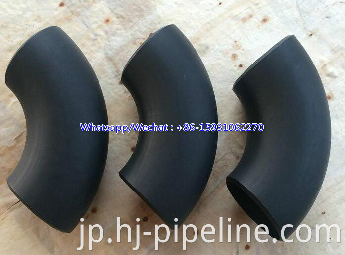 long radius elbow black color